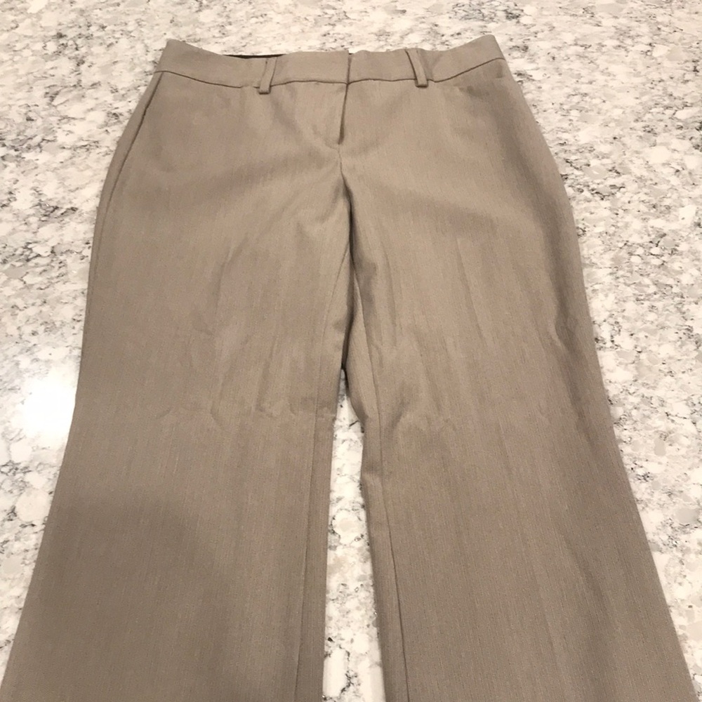 Brown pin striped slacks